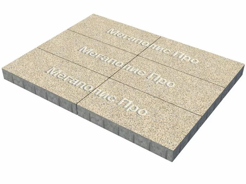 Тротуарная плита Фабрика Готика 600x300x80 мм Жельтау FINO